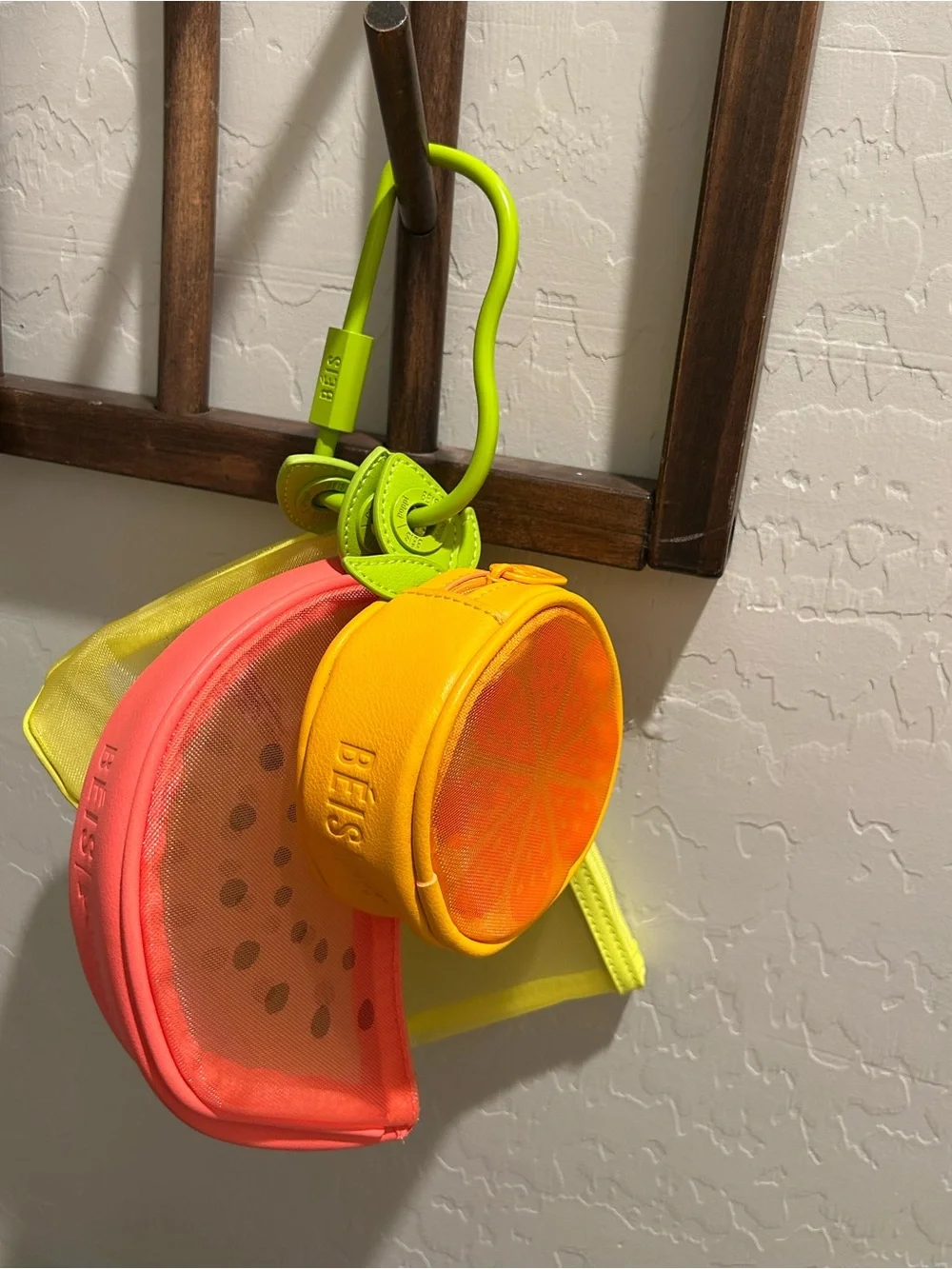 Beis x Poppi The Fruit Pouch Set Juicy Limited Edition Beach Gym Travel Charm